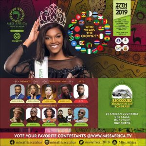 Zlatan Victoria Kimani, Patoranking Confirmed For Miss Africa 2019 In Calabar